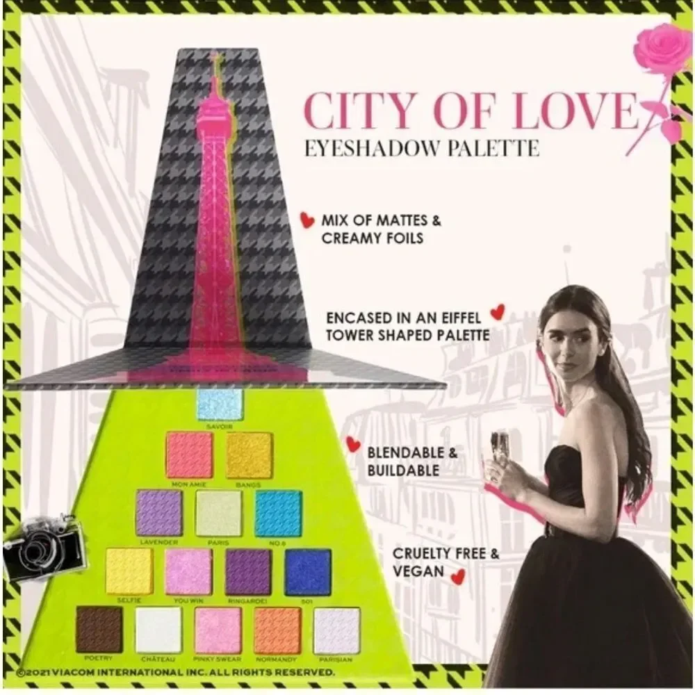 Revolution Emily In Paris City Of Love Eyeshadow Palette